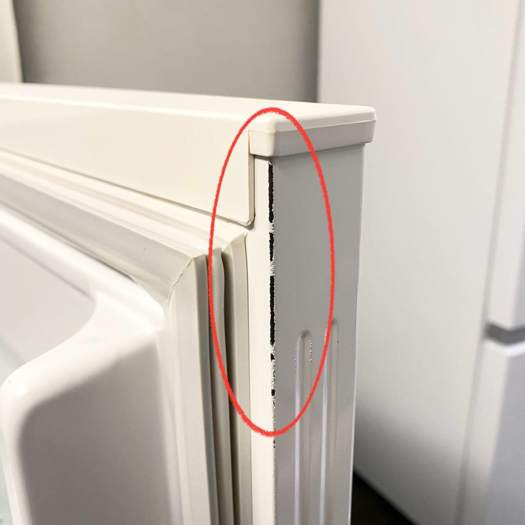 ニレ！白くて四角くてシンプルがいい！2ドア冷凍冷蔵庫110L