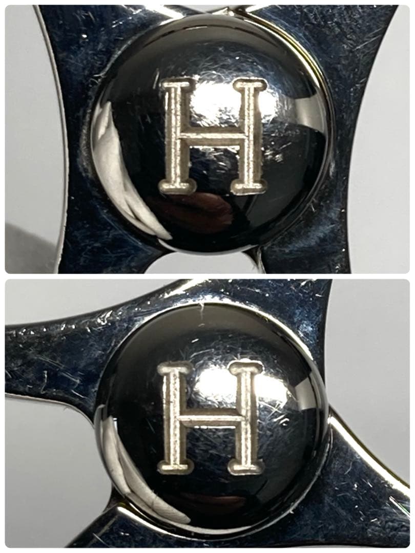 良品　HERMES エルメス　フィルー　シルバー金具　グローブホルダー　チャーム