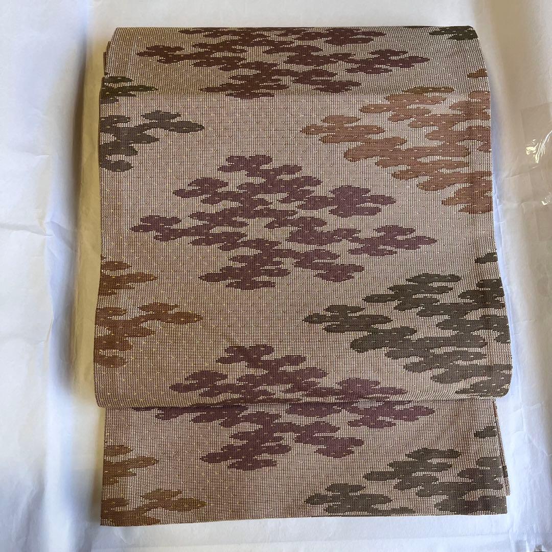 人間国宝　俵屋　喜多川平朗　俵二　袋帯　有職文様