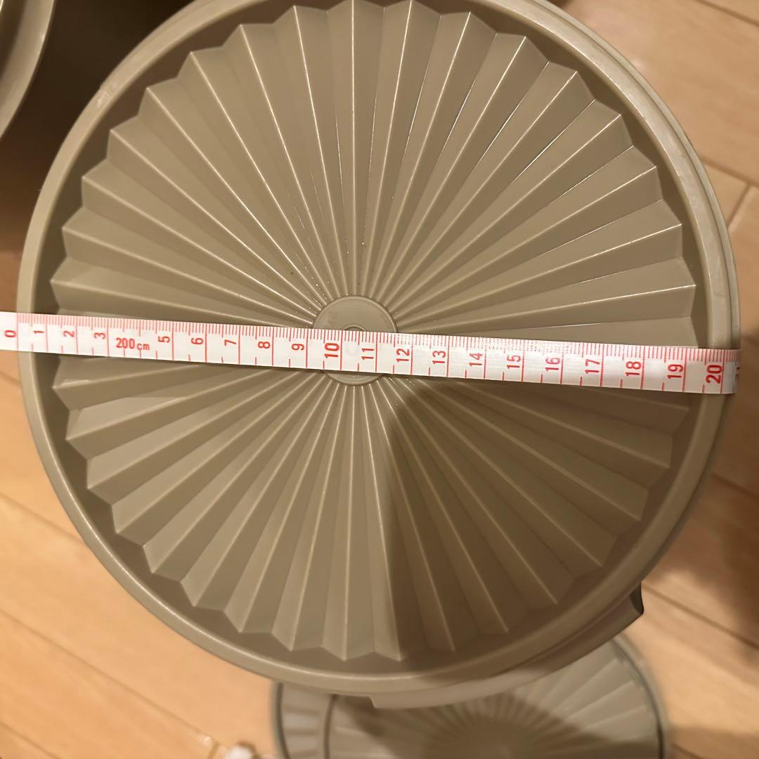 【4個セット】タッパーウェア　Tupperware 密閉容器　保存容器　みそ作り