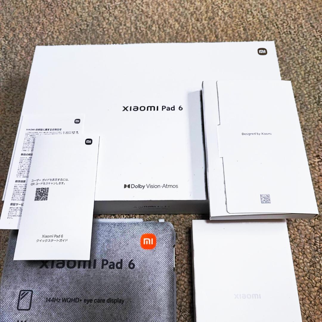 超美品 Xiaomi Pad 6 6GB 128GB ミストブルー ＋ カバー付