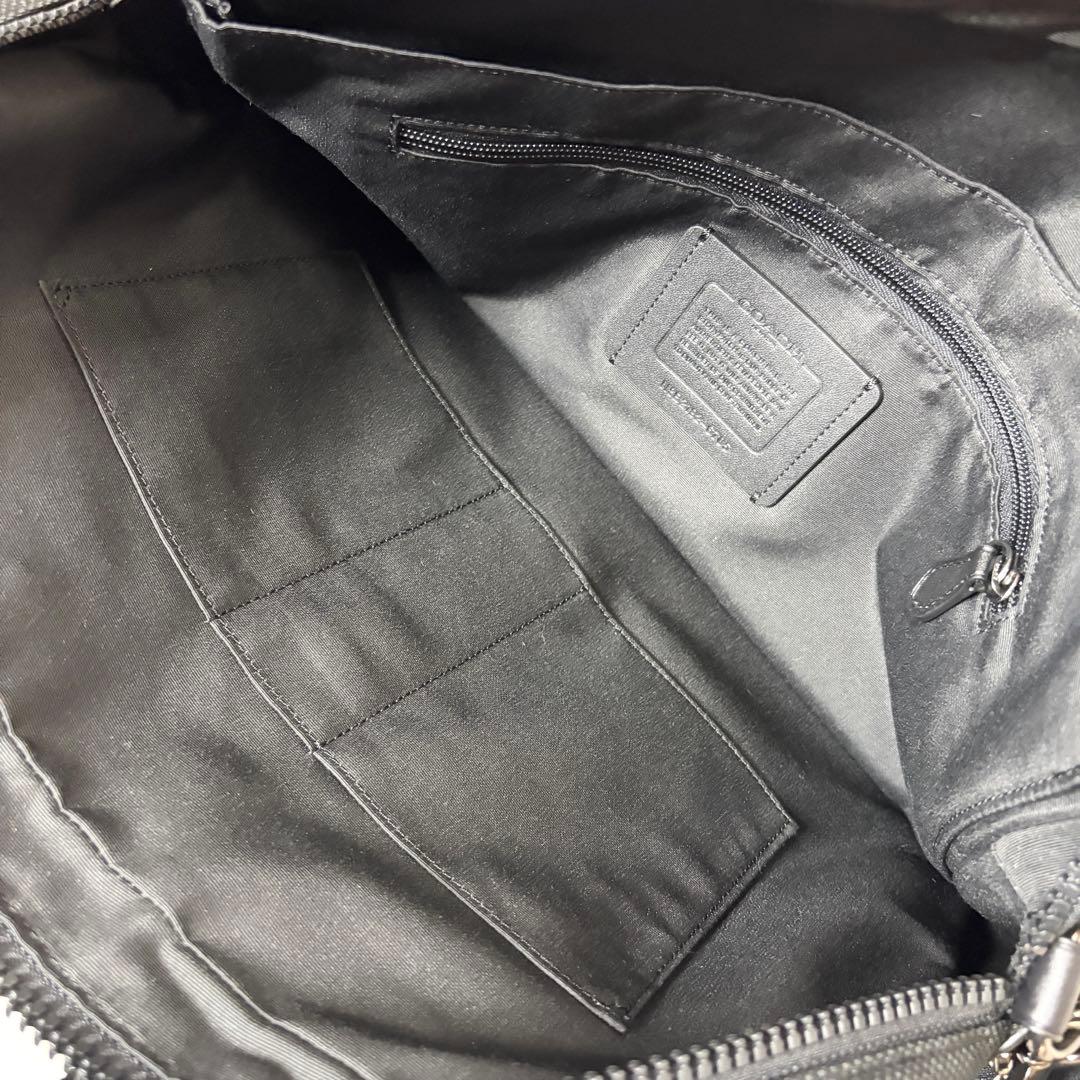 美品 COACH 2wayビジネスバッグ ブラック 6705