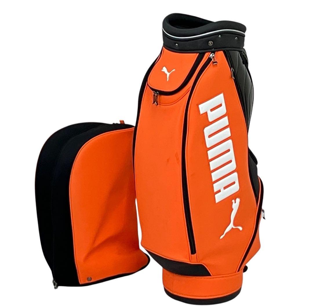 稀少品！プーマ　PUMA シーズナルズ キャディバッグ/ ビブラントオレンジ