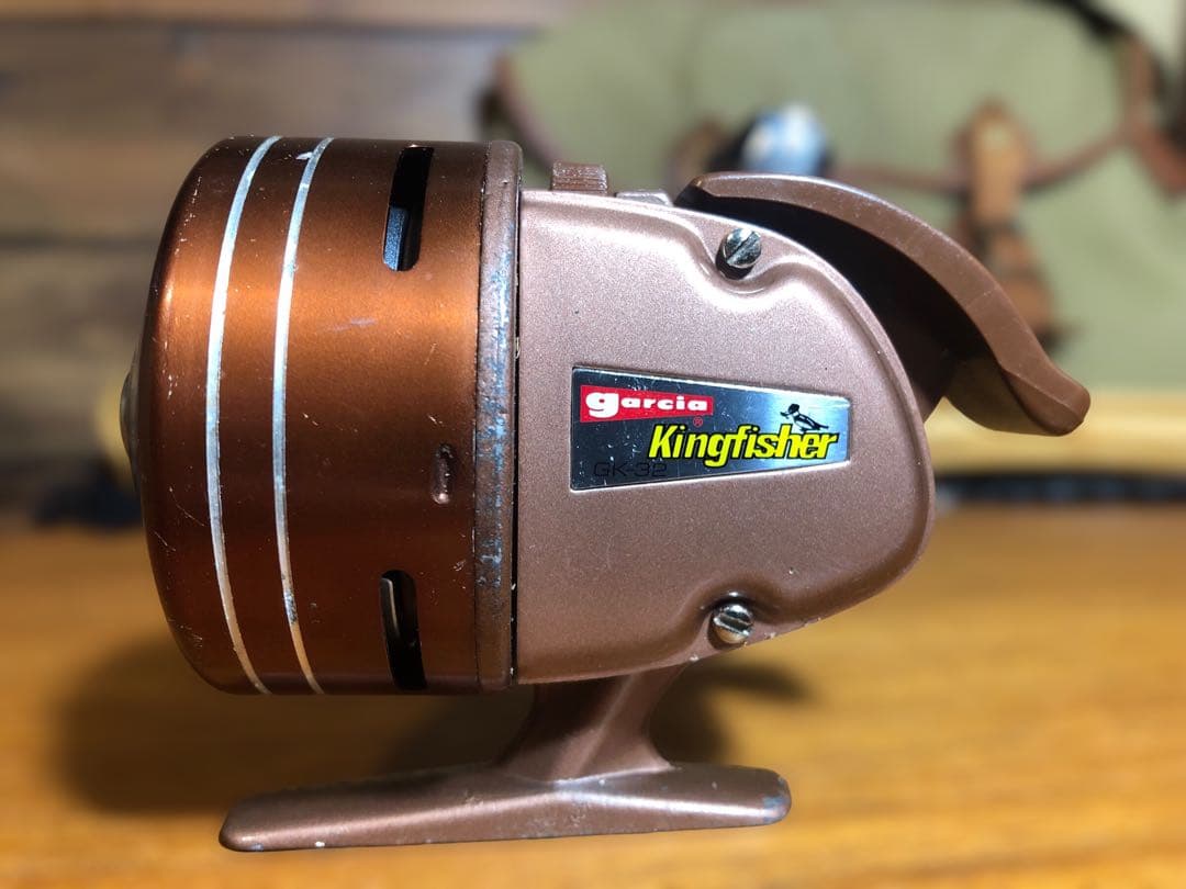 Garcia kingfisher GK-32 スピンキャストリール　オールド
