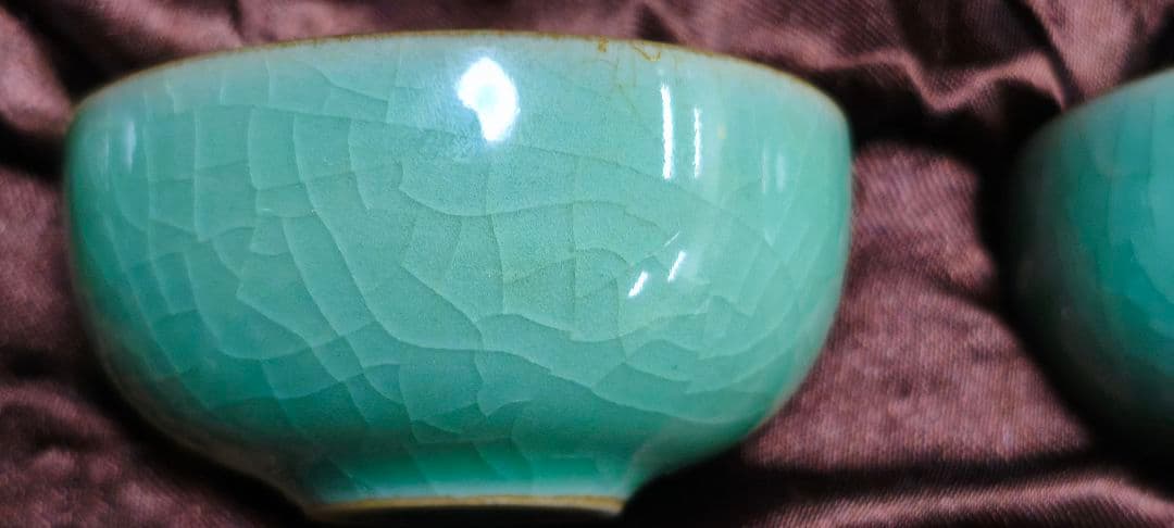 #龍泉青磁茶器 10件セット#世界文化遺産 韓美林