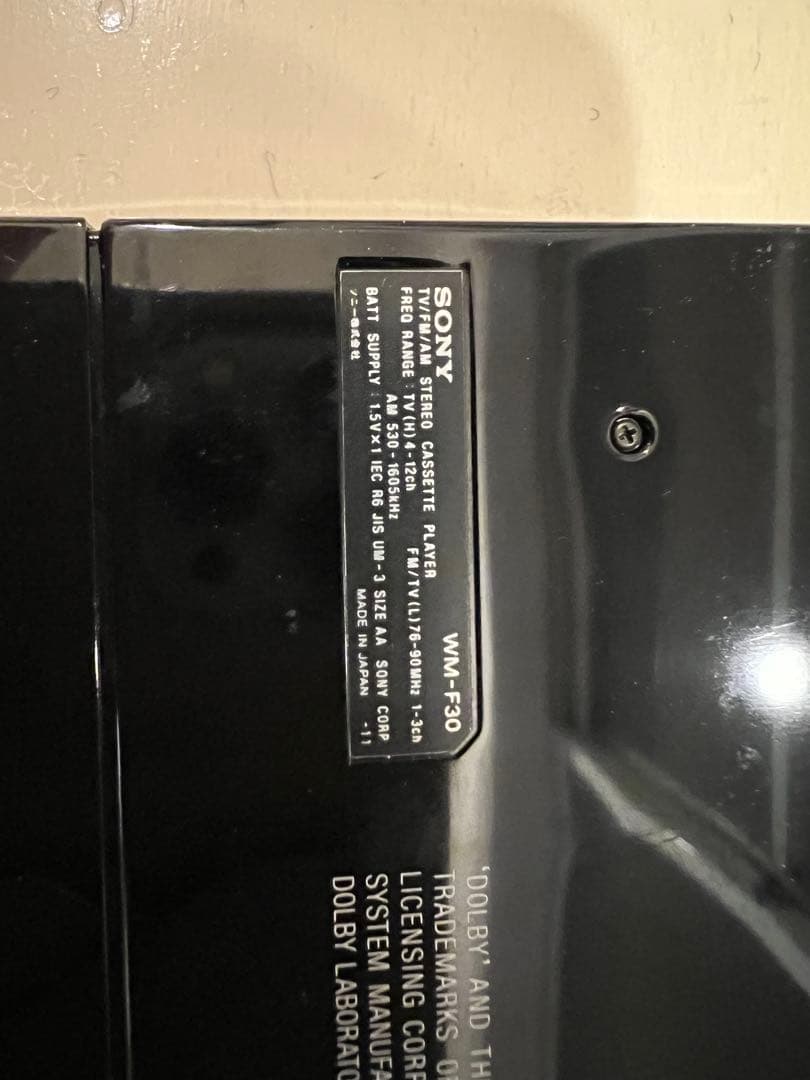 USEDレア★SONY カセットウォークマン WM-F30 作動未確認激安送料込