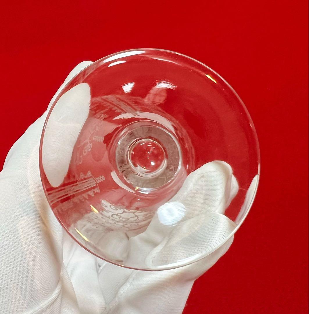 希少 バカラ リド アンティーク ワイングラスBaccarat Lido