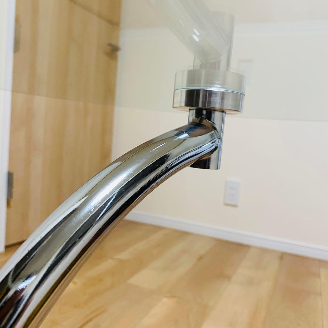 【美品】　クリア　ガラス天板　モダン　スタイリッシュ　サイドテーブル　あずま工芸