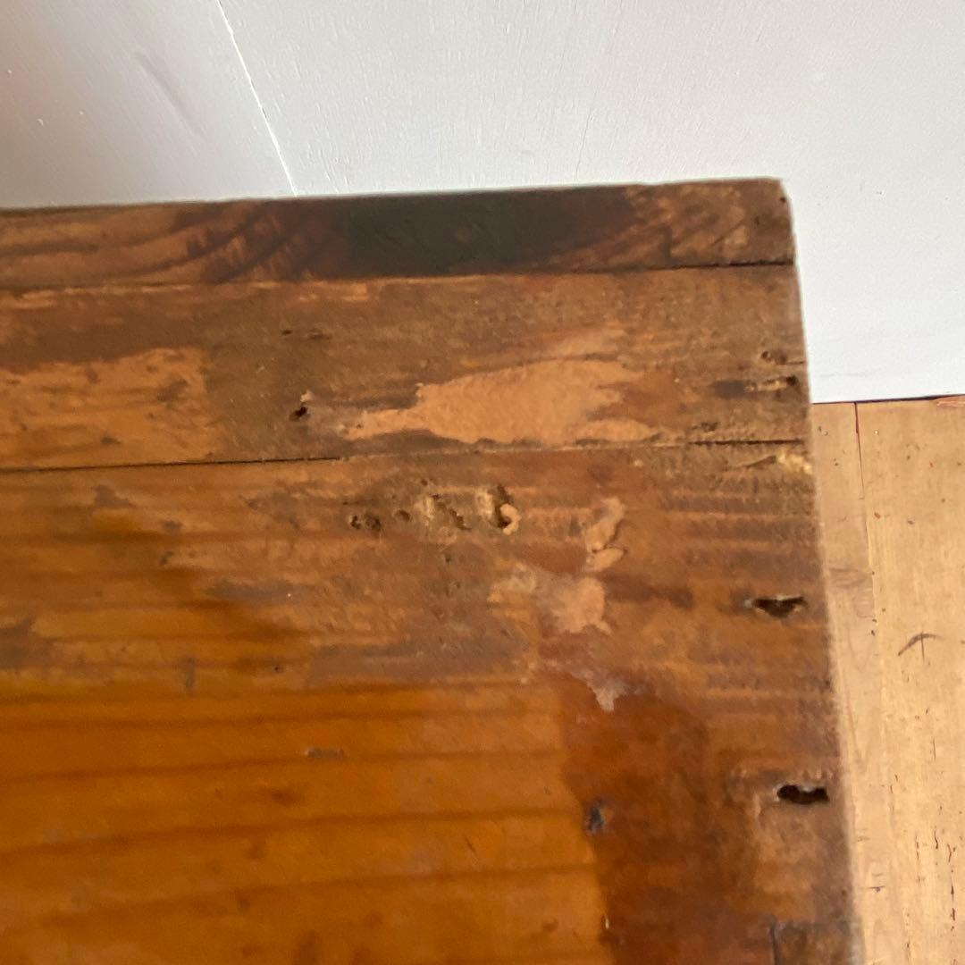 アンティーク パタパタ棚 無垢材 チェスト 古道具 y119