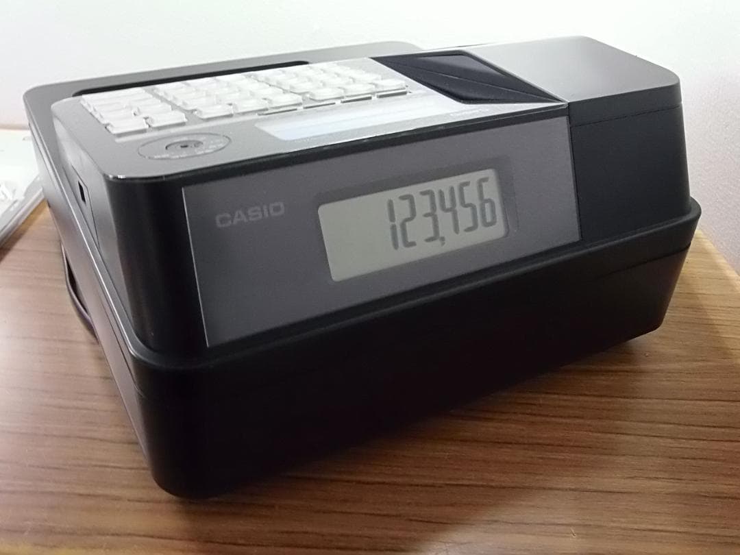 人気の黒2021年製1212設定無料キャッシュレスカシオSR-S200レジスター