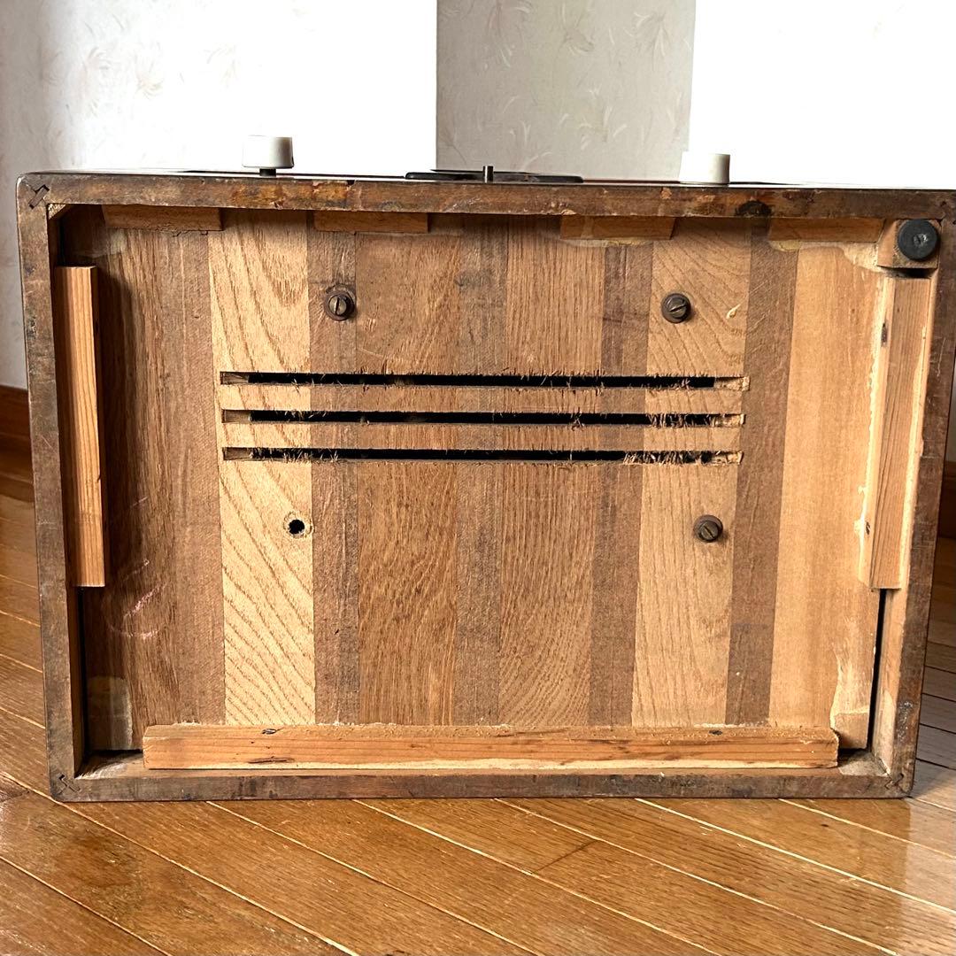 日本ビクター SRE-15 卓上電蓄　真空管ラジオ　昭和レトロ　1947年製