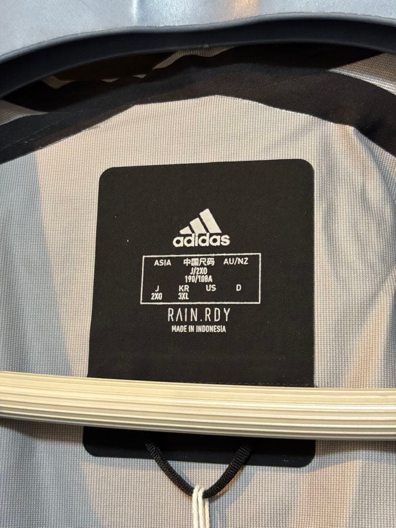 y*3様 adidas.TERREX 黒RAIN.RDYフード付ナイロンジャケッ