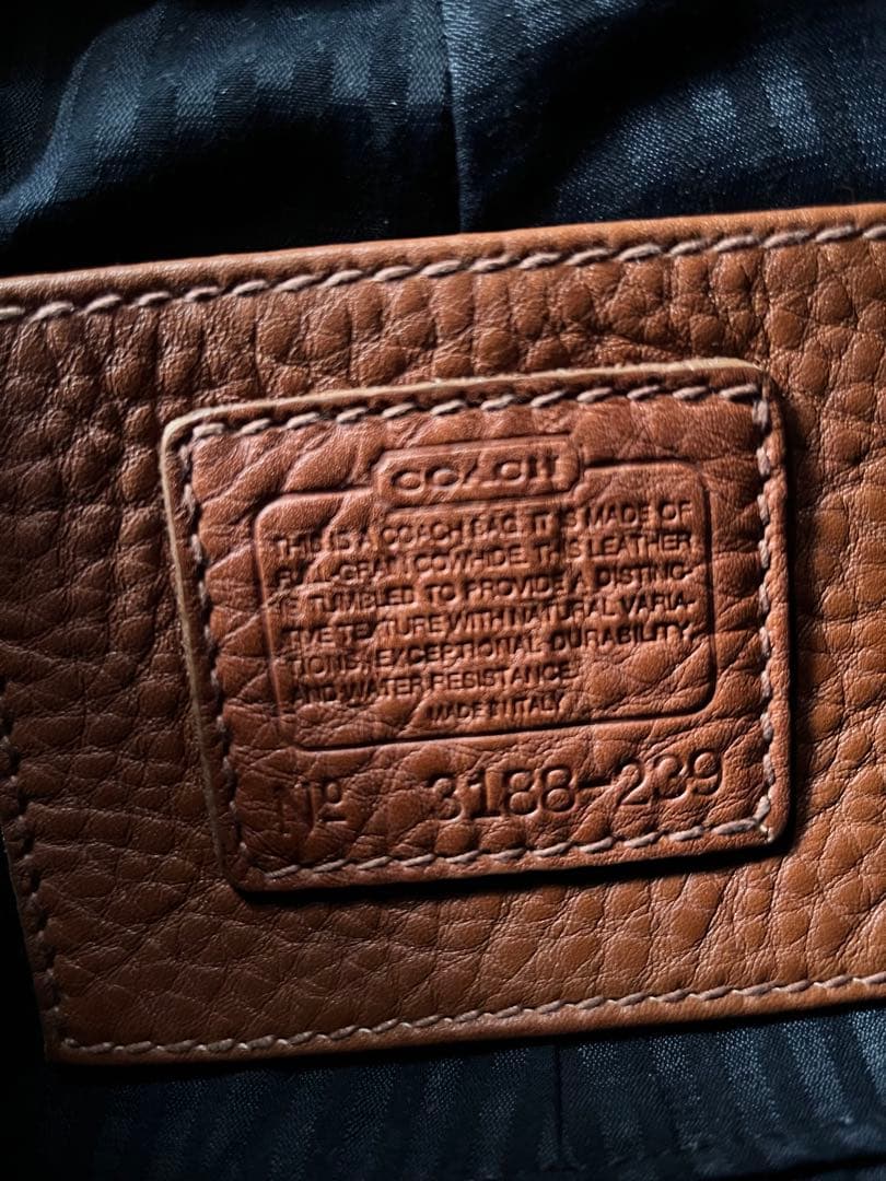 希少　オールドコーチ　ソノマコレクションウエストポーチ　ショルダーバッグ　半円型