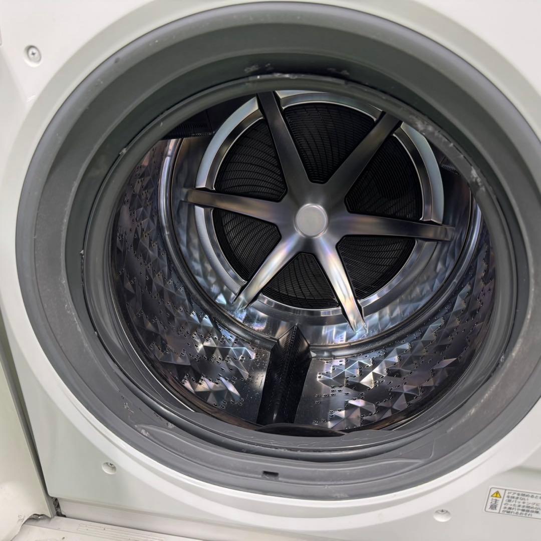 181パナソニックドラム式洗濯機　乾燥付10/3キロ　小型　一人暮らし　左開き