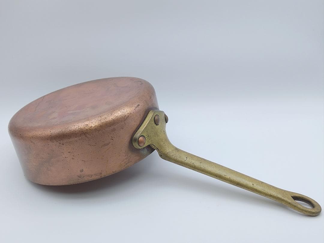 フランスSIN社　銅製片手鍋　18cm