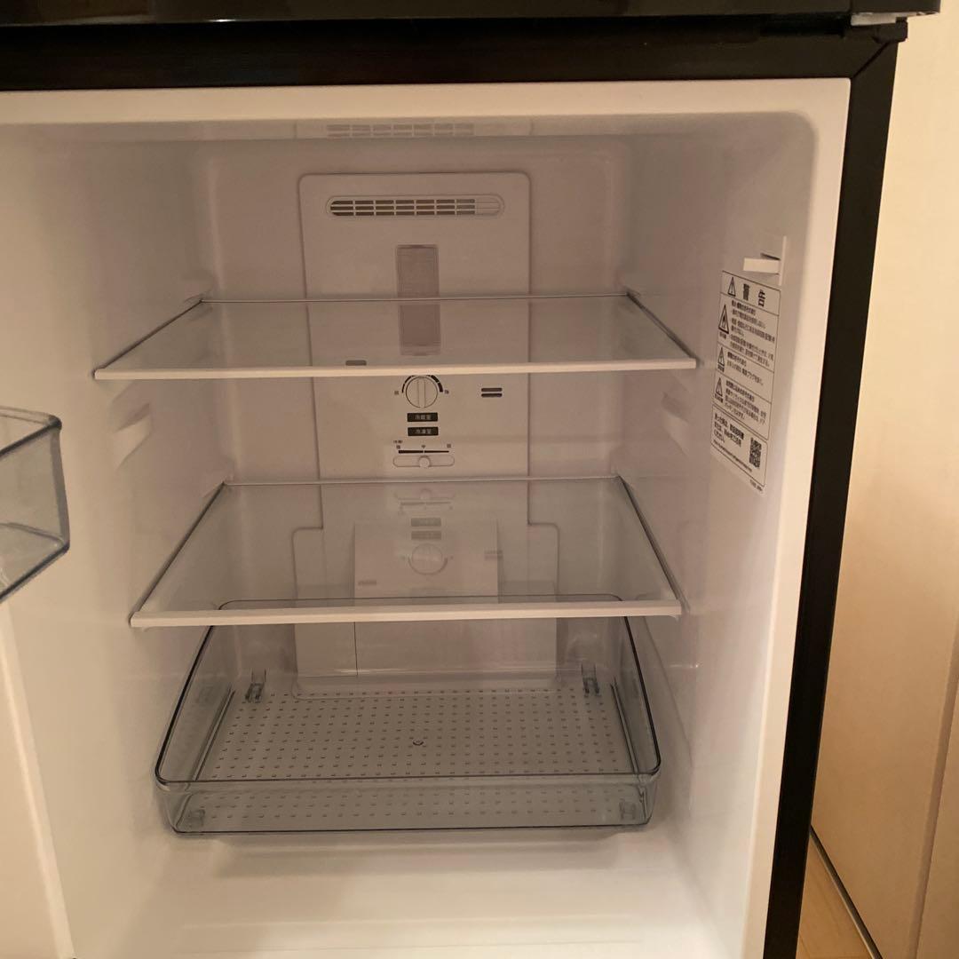 【超美品】SHARP ブラック冷蔵庫　SJ-D15K-H 2024年製152L