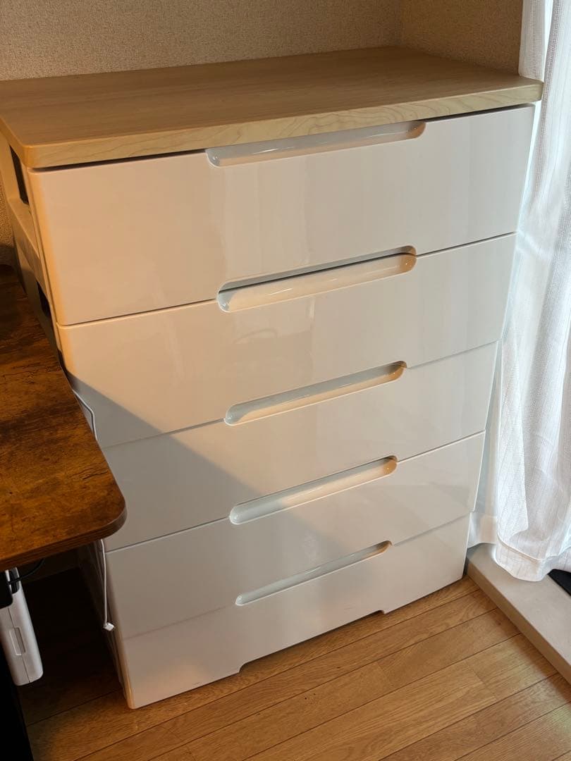 アイリスオーヤマ　5段チェスト