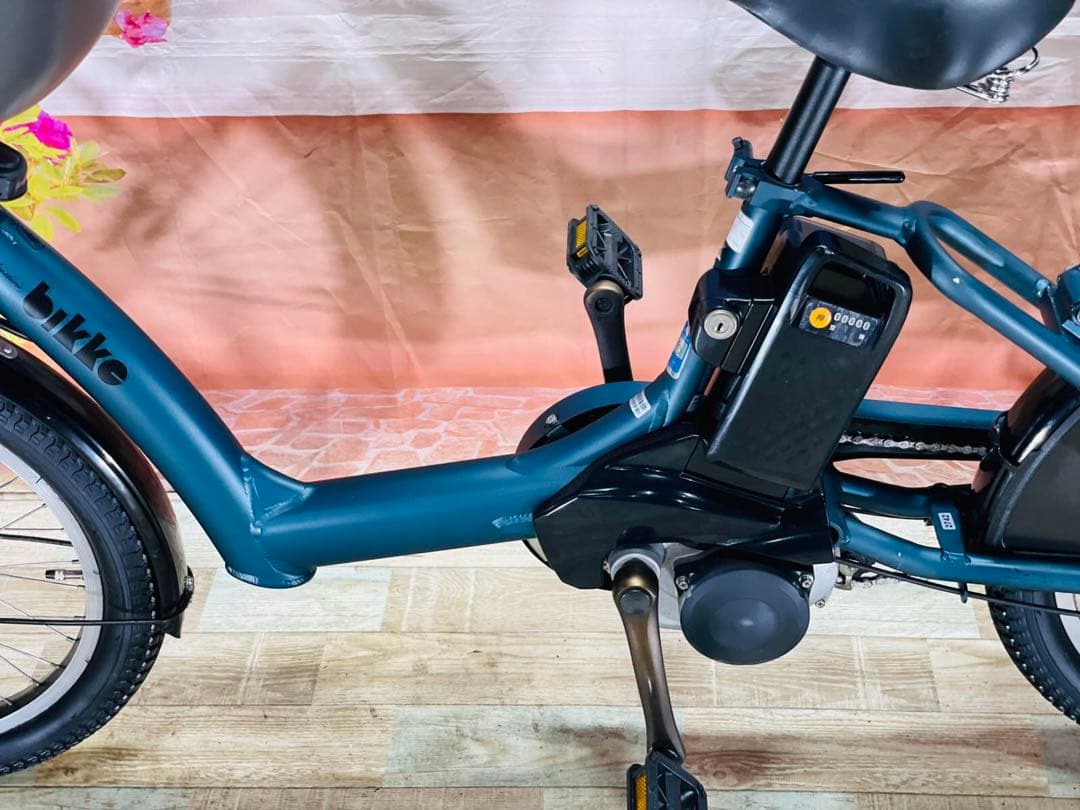 超人気！BIKKE ビッケ16AH⭐️ブリヂストン子供乗せ電動自転車Y2742