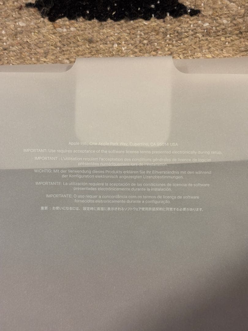 4*！様 MacBookAirM3 512GBApplecare+2027 4/