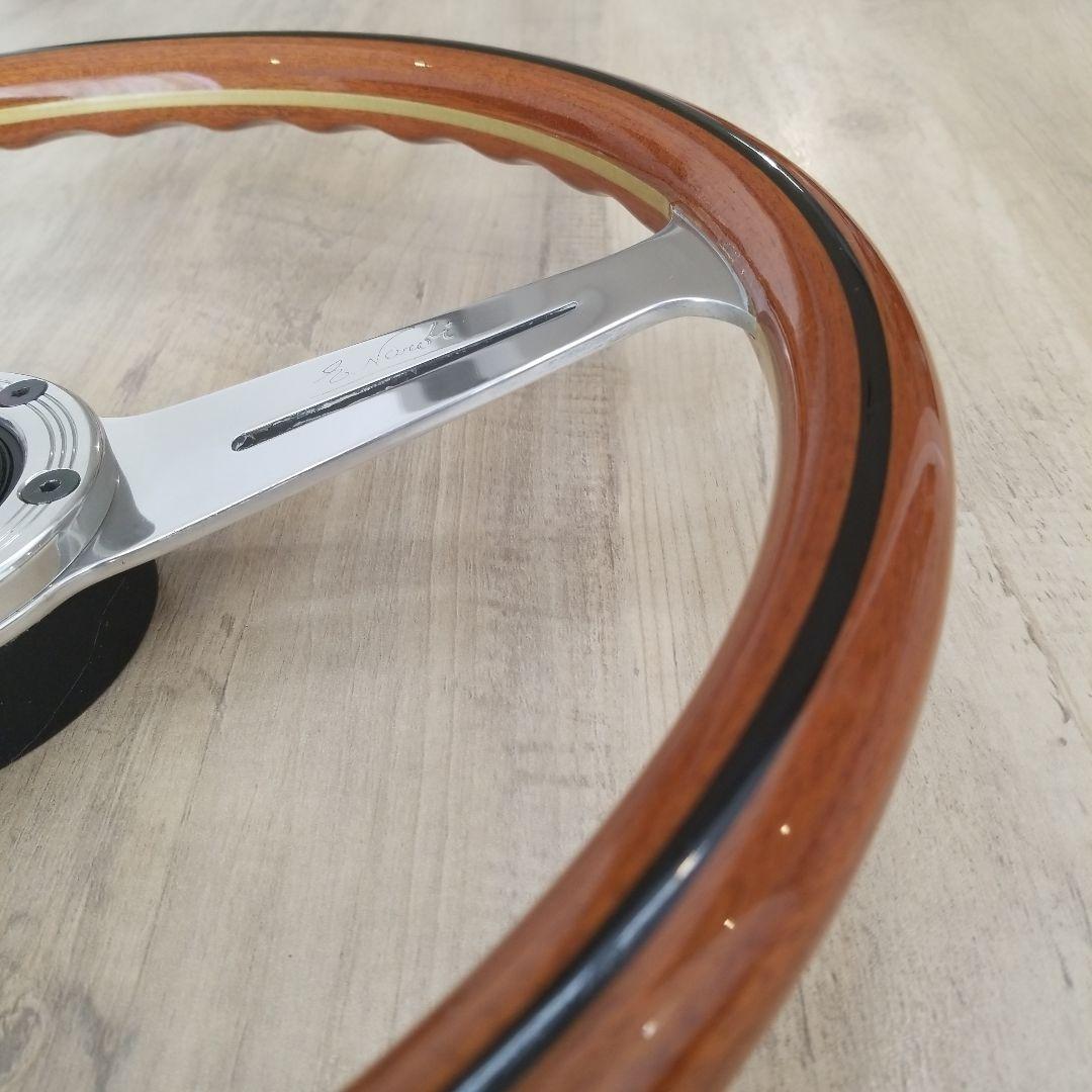 NARDI☆ナルディクラシックVITEウッドステアリングポリッシュスポーク37Φ