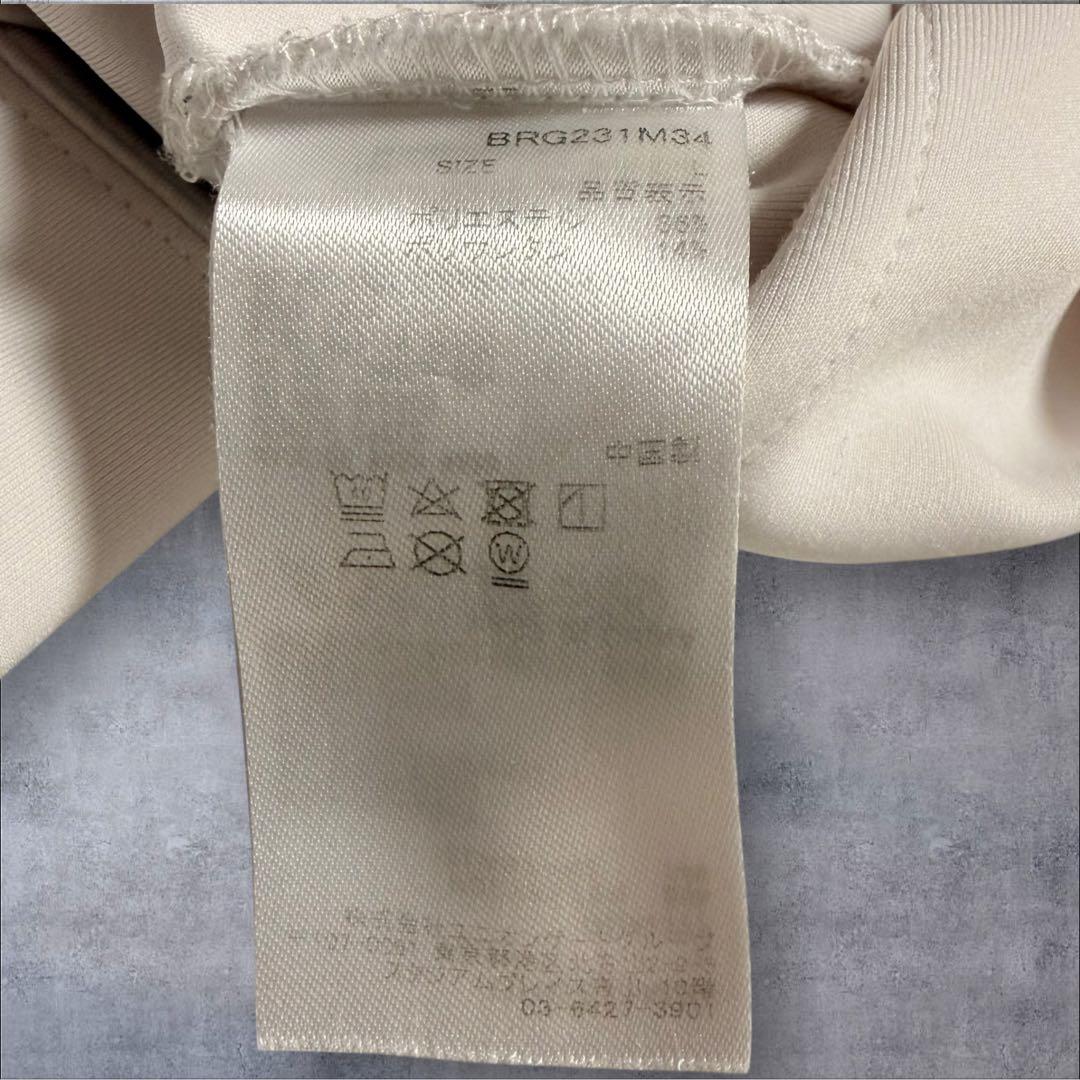 23SSブリーフィングSIDE LOGO LINE CREW NECKサイズ L