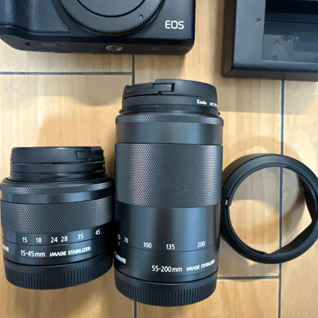 Canon EOS M3 美品｜使用少｜標準＋望遠レンズ｜付属品多数｜未使用品有