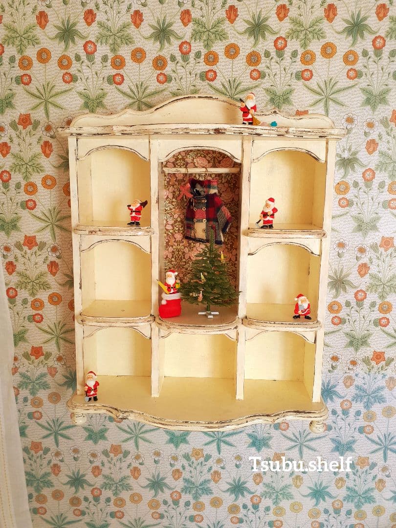 アンティーク・ヴィンテージ調　シャビー　ウォールシェルフ