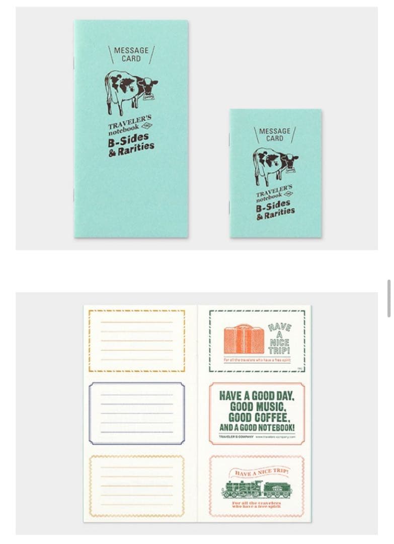 TRAVELER'S notebook B-Sides 6種セット