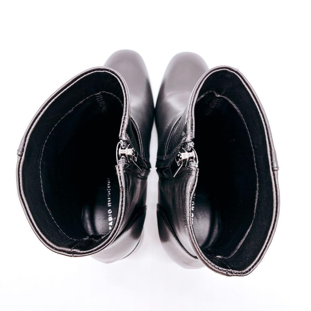 Fabio Rusconi ファビオルスコーニ ショートブーツ ブラック 24㎝