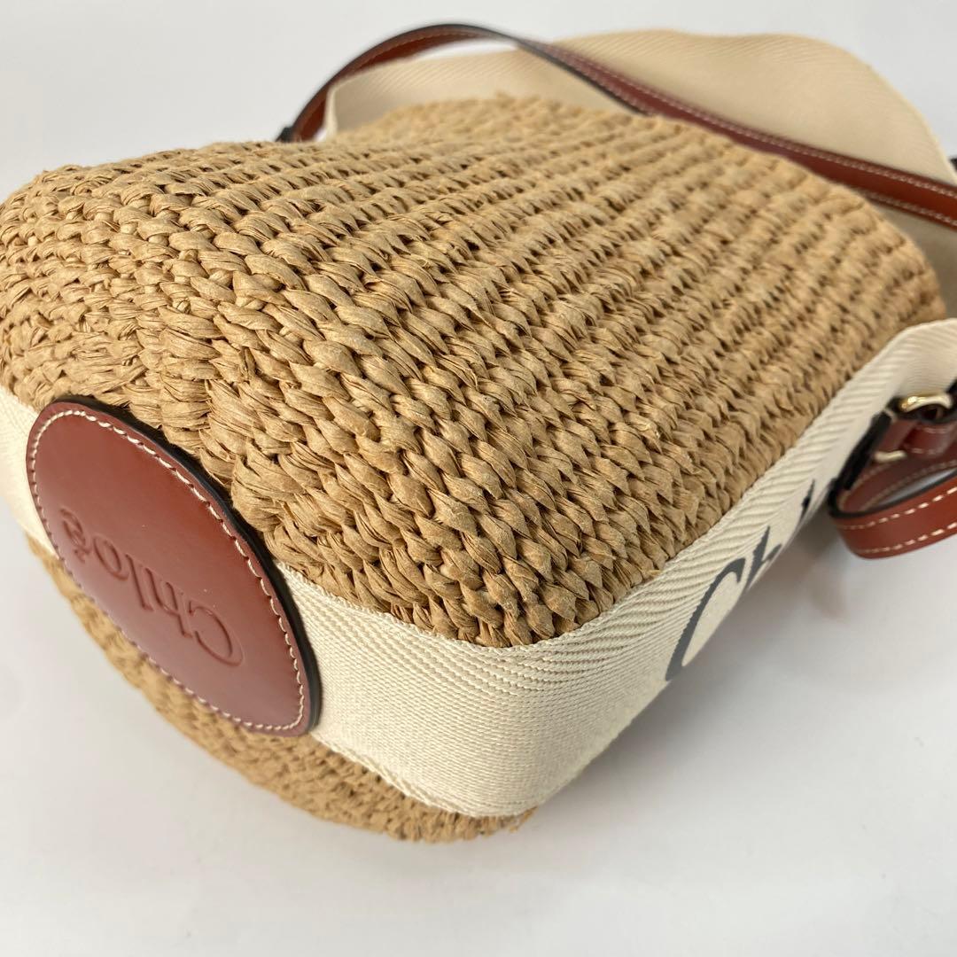 未使用 クロエ Chloe カゴバッグ 2wayショルダーバッグ ハンドバッグ