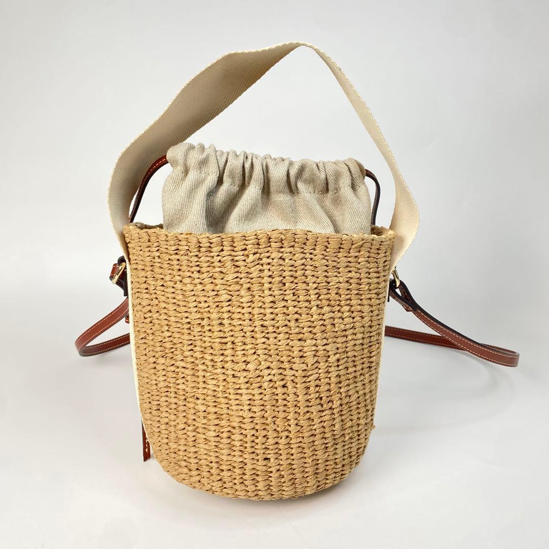未使用 クロエ Chloe カゴバッグ 2wayショルダーバッグ ハンドバッグ
