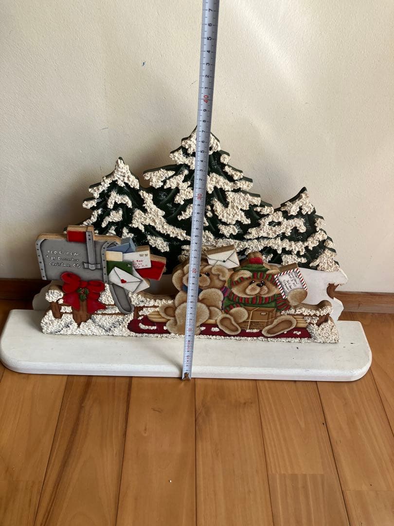 クリスマスリース&トールペイント飾り等5点