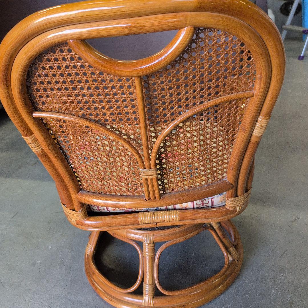 【美品】籐椅子