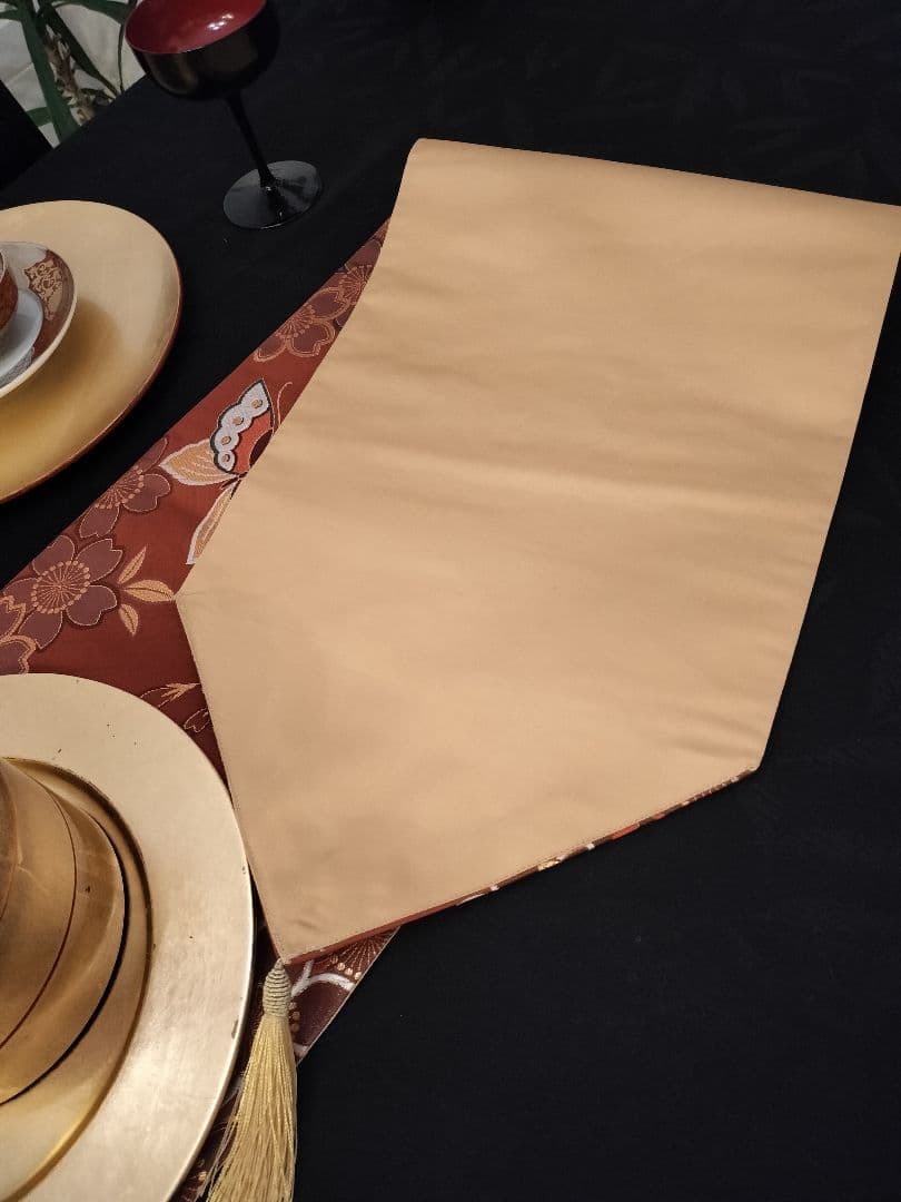 A934高級‼️全通帯‼️ひな祭り‼️蝶、桜‼️2m14cm