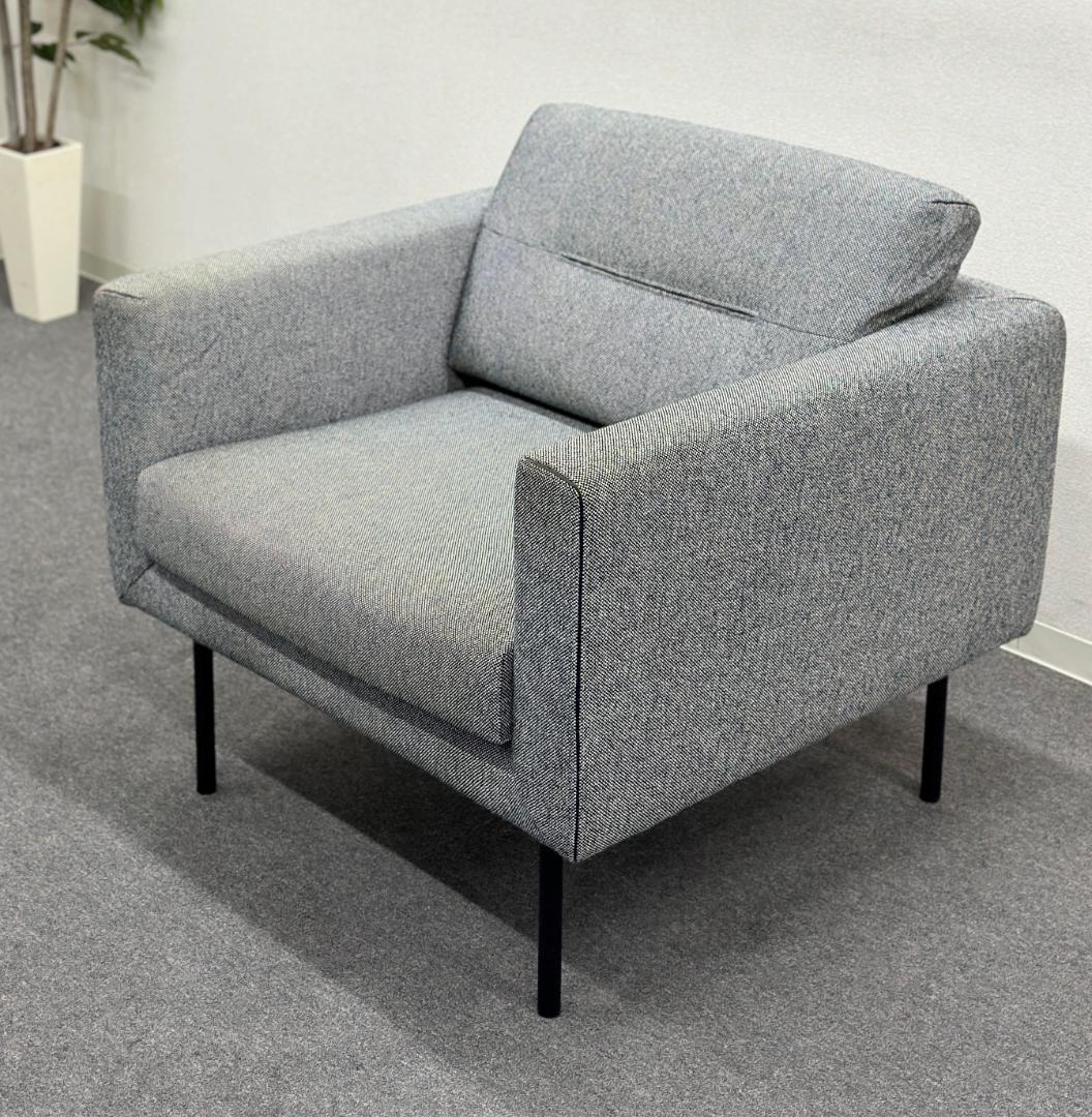 アンドリューワールド■エレメント　ラウンジ チェア　グレー　1Pソファ