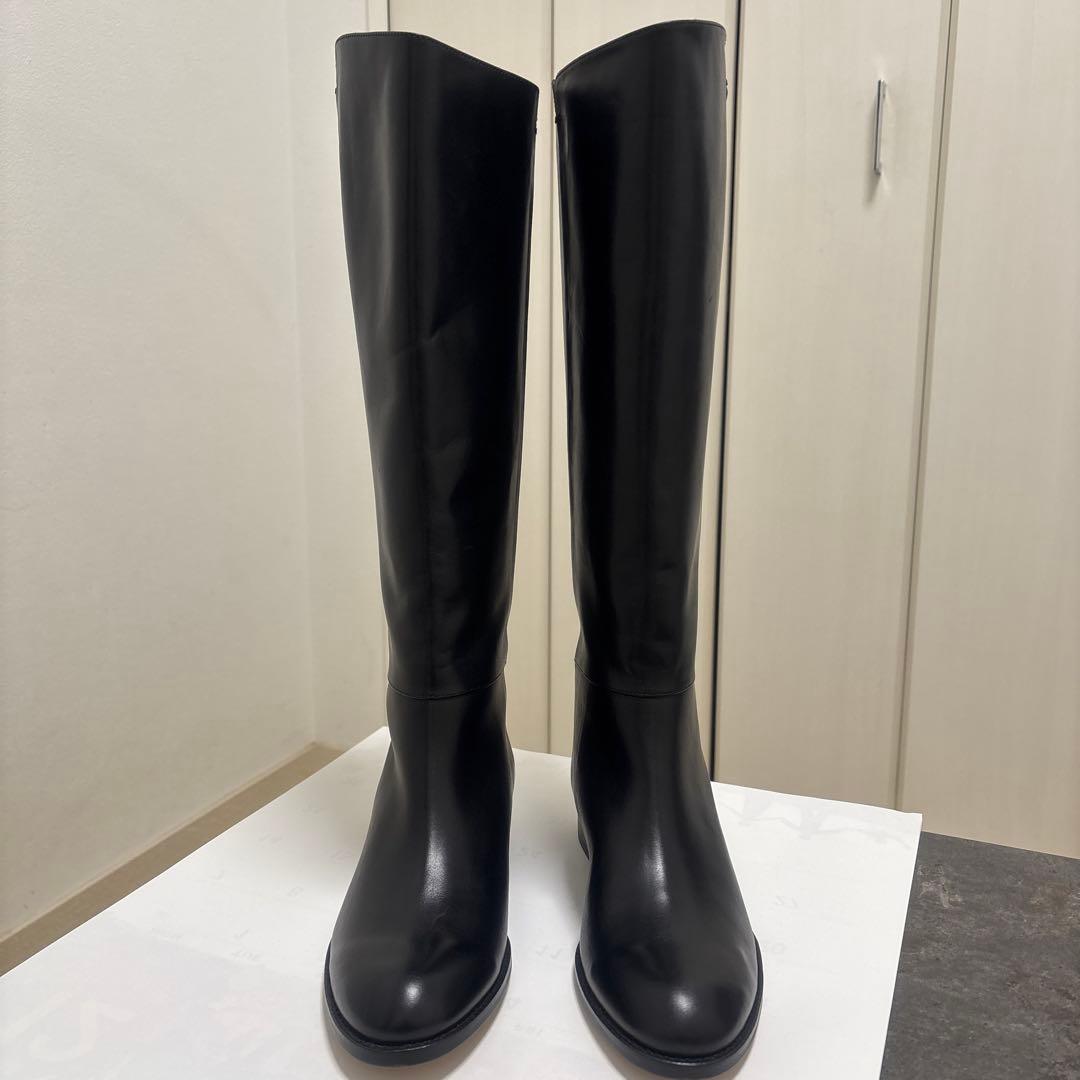 極美品　MARGARET HOWELLマーガレットハウエル ロングブーツ 厚底