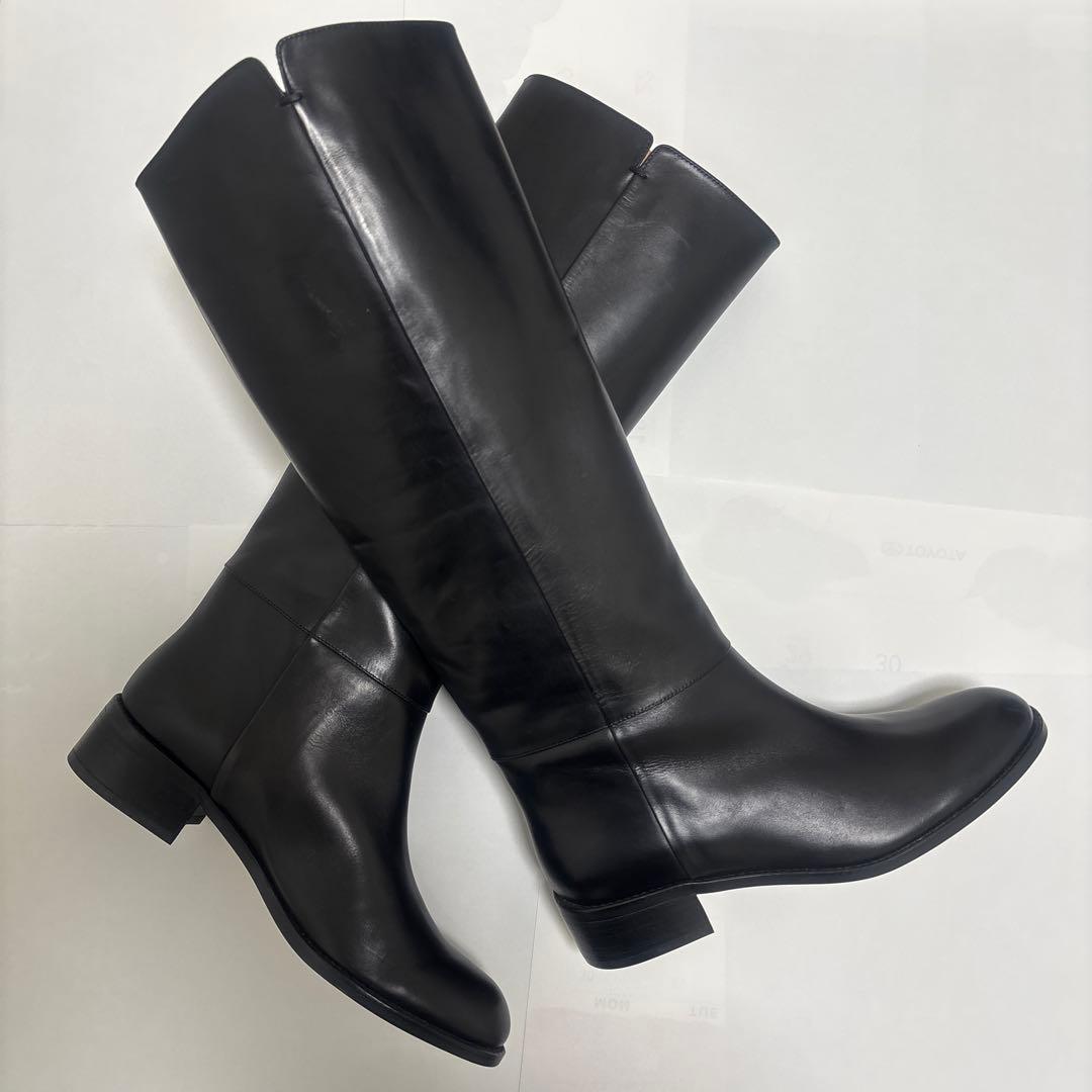 極美品　MARGARET HOWELLマーガレットハウエル ロングブーツ 厚底