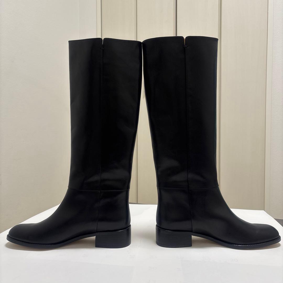 極美品　MARGARET HOWELLマーガレットハウエル ロングブーツ 厚底
