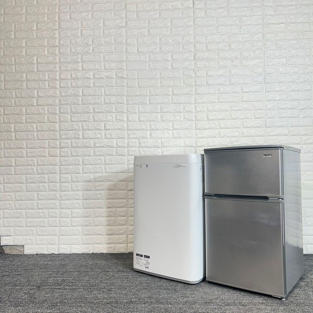 生活家電 2点セット 冷蔵庫 90L 洗濯機 6kg 一人暮らし F036