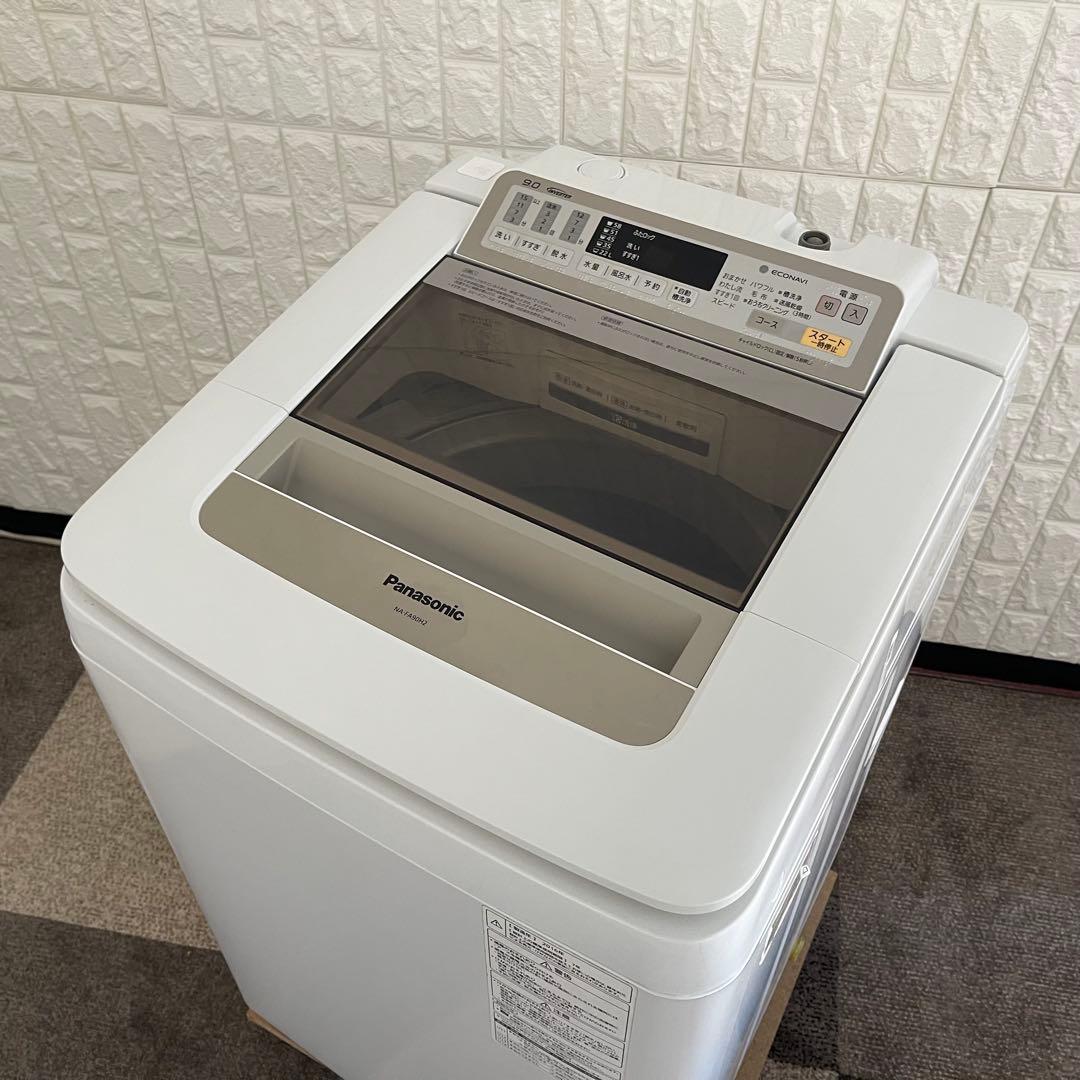 東京23区配送無料✨縦型洗濯機　パナソニック　NA-FA90H2 動作確認済み
