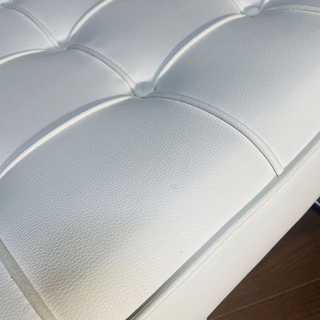 超美品 バルセロナチェア　リプロダクト ソファチェア オットマン付き 1人用