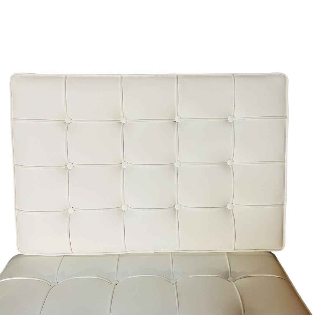 超美品 バルセロナチェア　リプロダクト ソファチェア オットマン付き 1人用