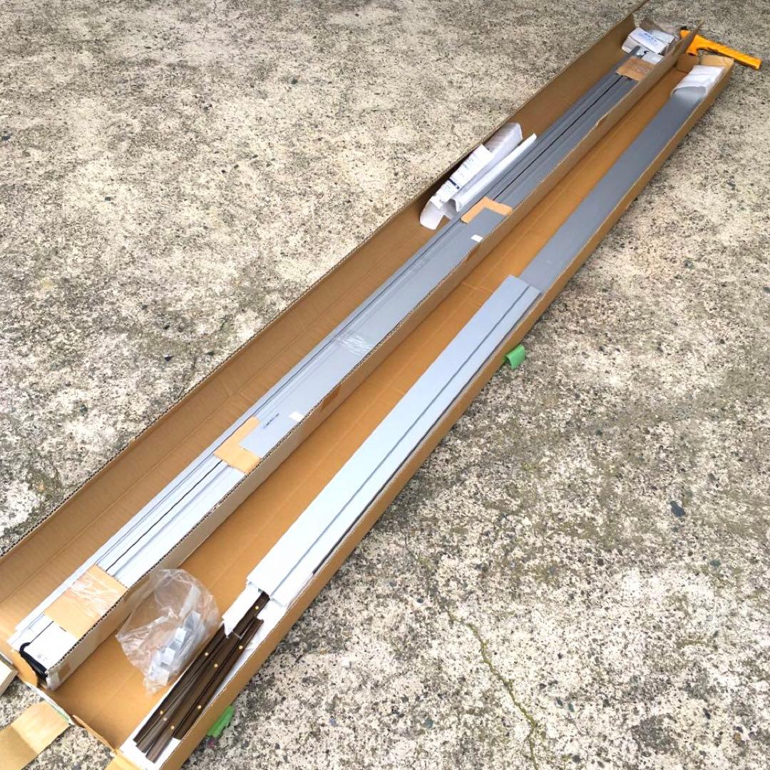 LIXIL　引戸用網戸　収納網戸　玄関　片袖用　トステム　エルムーブ　左勝手用