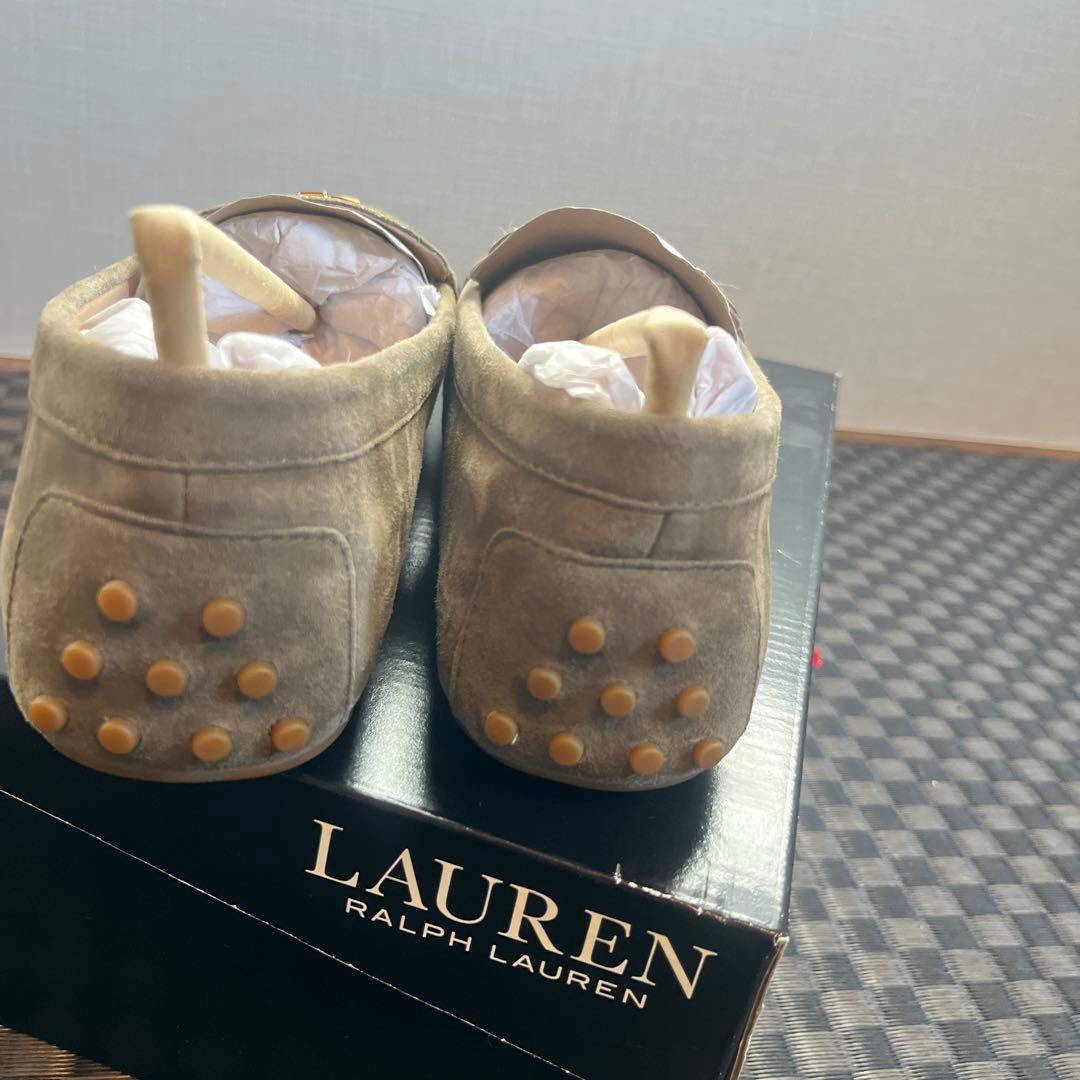 Ralph Lauren オリーブグリーン ローファー