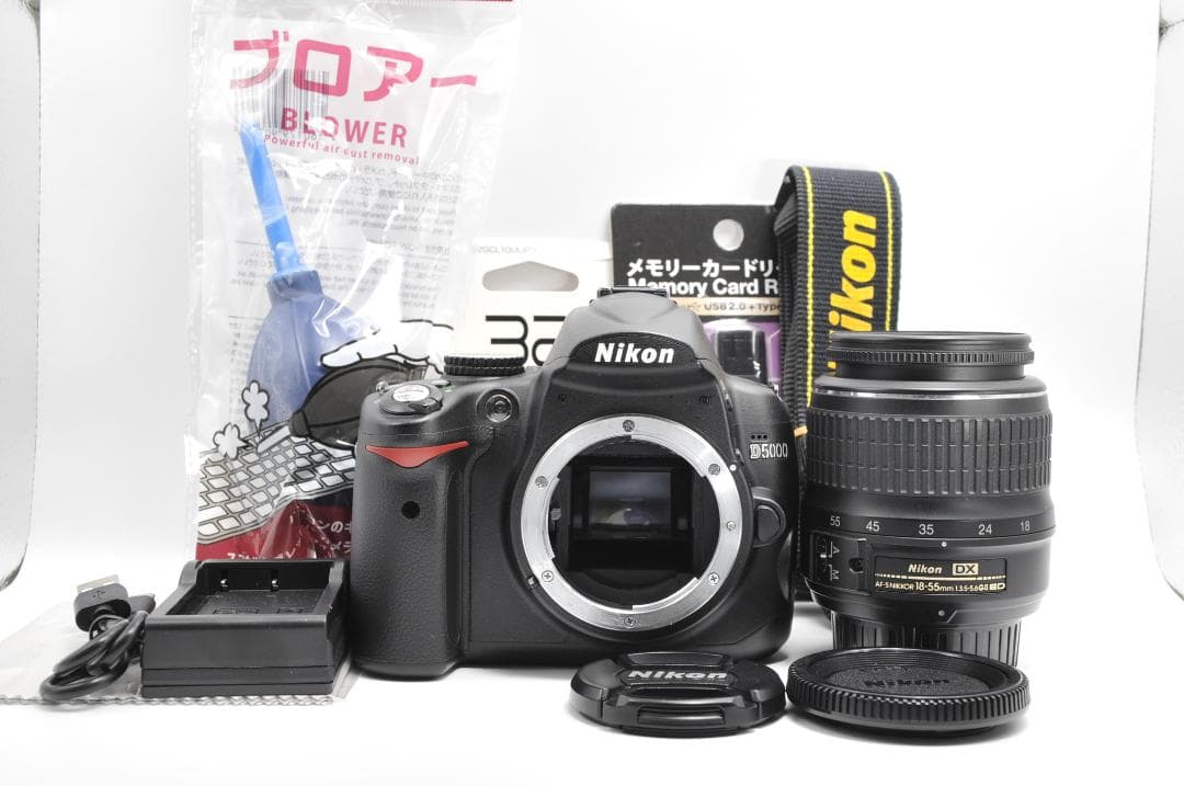 ♥️美品 すぐ使える♥️Nikon D5000 デジタル一眼レフ スマホ転送