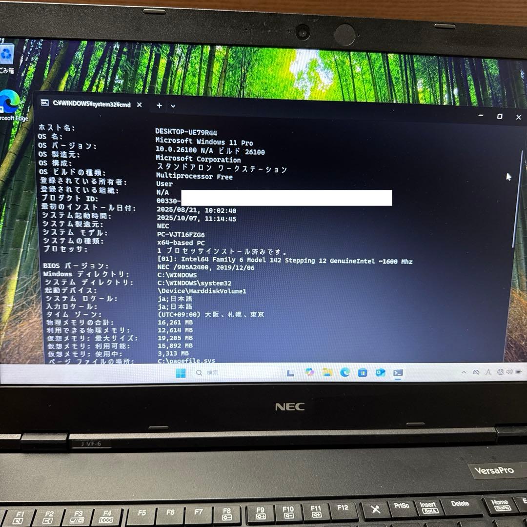 美品NEC VJT16FZG6