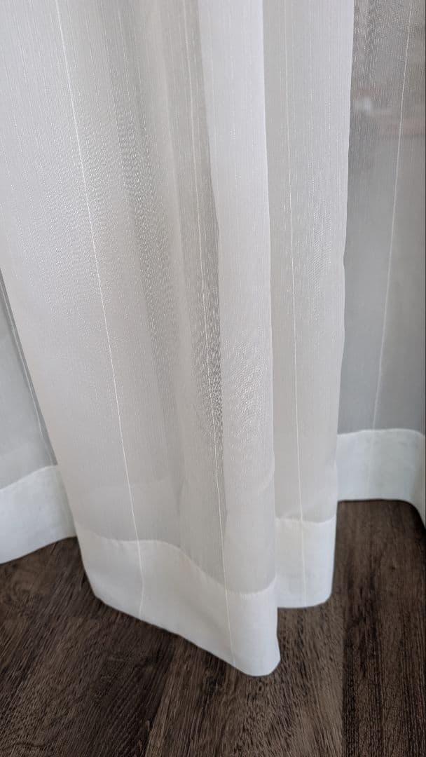 【美品】遮光カーテン　レース付　230×100　オーダーカーテン　4枚セット
