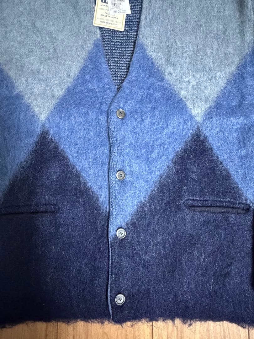 Pherrow's モヘアカーディガン サイズ40 未使用