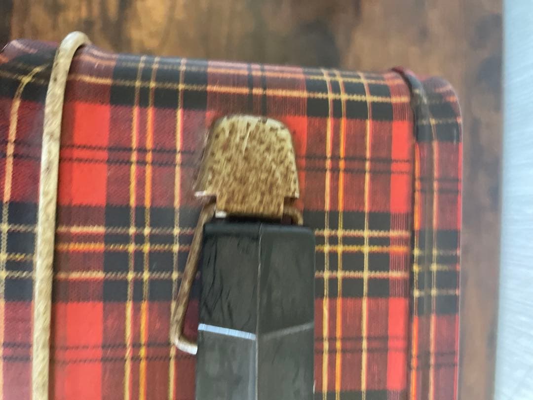 レトロ タータンチェック 弁当箱