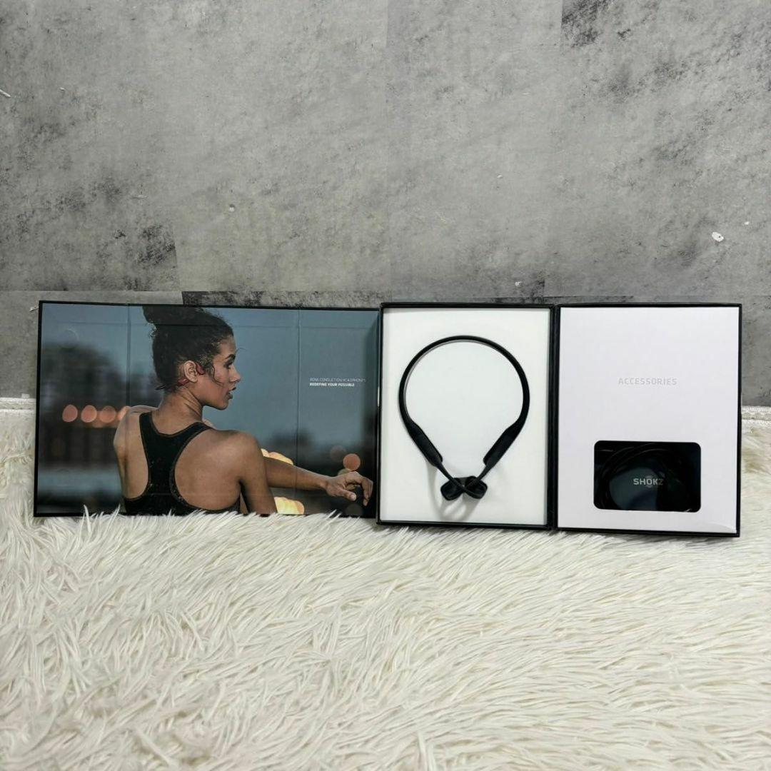 AfterShokz 骨電動イヤホン Aeropex Cosmic Black